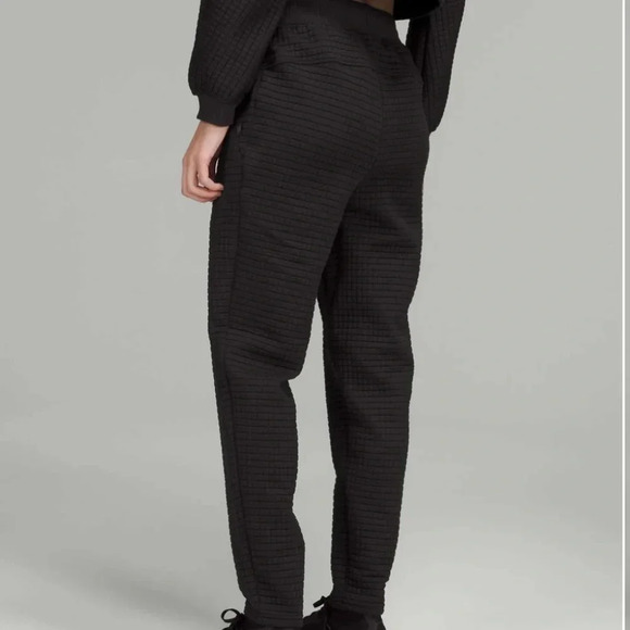Lululemon Lululemon lab Textured Grid High-Rise Jogger 28” size 8 black - Picture 4 of 8